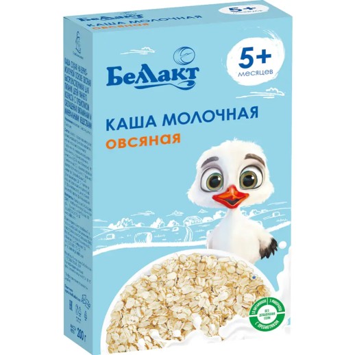 Беллакт каша молочная овсяная 200г