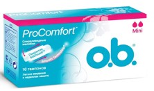 Тампоны Оби Pro Comfort Дуо №16 (2 капли) Мини