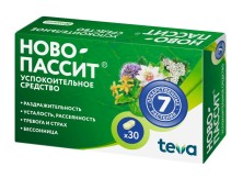 Ново-пассит №30 таб.успокоительное ср-во