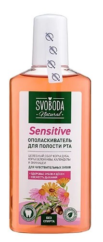 Ополаскиватель для полости рта Svoboda Natural Sensitive 300мл