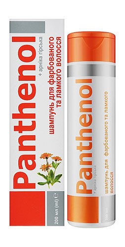 Шампунь Panthenol Арника Горная 200мл (для окрашенных и ломких волос)