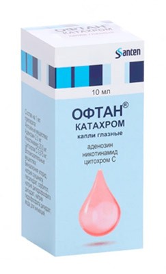 Офтан Катахром 10мл капли глазн.(цитохром С,аденозин,никотинамид)