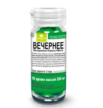 Вечернее №50 драже (валериана+хмель+мята)