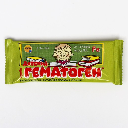 Гематоген (Турбо) 30г детский Школьник (с 3-х лет)