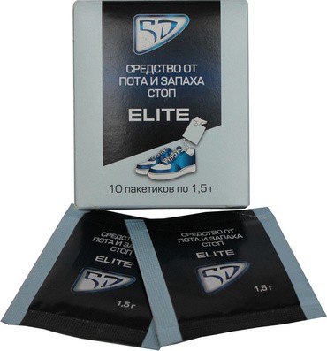 5 Дней Средство от пота и запаха ног 1,5 №10 пакетов
