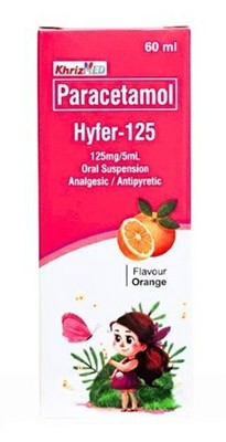 Парацетамол 125мг/5мл 60мл сироп д/детей