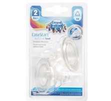 CANPOL - Соска силиконовая круглая средняя (2шт.)