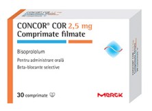Конкор -Кор 2,5мг №30 таб. (Бисопролол)