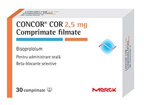 Конкор -Кор 2,5мг №30 таб. (Бисопролол)