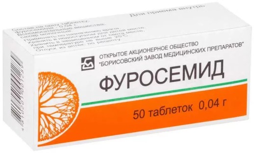 Фуросемид 40мг №50 таб.