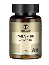 Tetralab ГАБА + B6 №90 таб. БАД