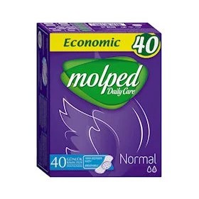 Прокладки Молпед ежедневки Pantyliner Normal Эконом №40 фиолетовые