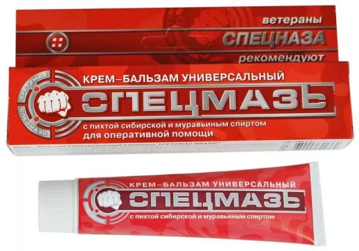 Спецмазь 44 мл крем-бальзам Универсальный с Пихтой сибирской и Муравьинным спиртом