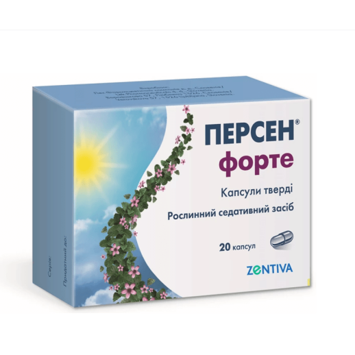 Персен Форте №20 капс.(валериана.мелисса.мята)