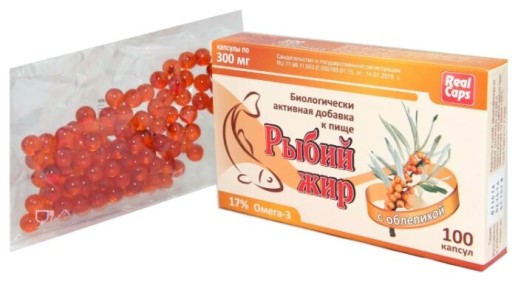 Рыбий жир с Облепихой №100 капс.