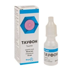 Тауфон 4% 10мл капли глазные (таурина 40мг/мл)
