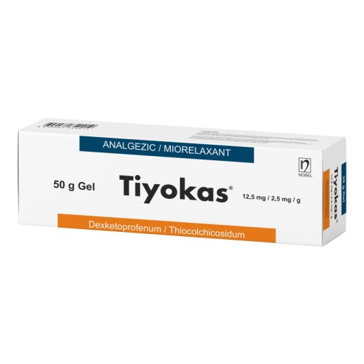 Тиокас гель 50г (Декскетопрофен+Тиоколхикозид)