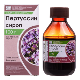 Пертуссин сироп 100г (чабреца эк-т, калия бромид)
