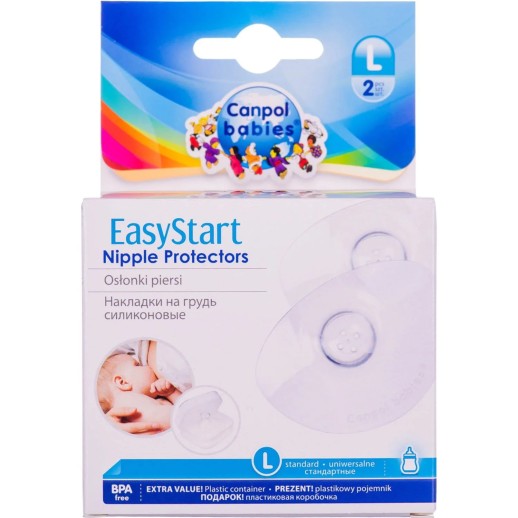 CANPOL - Накладки для груди силиконовые PREMIUM M/L стандартные №2