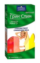 Фиточай Грин Слим Ти с ароматом Манго 2г №30 фильтр-пакет