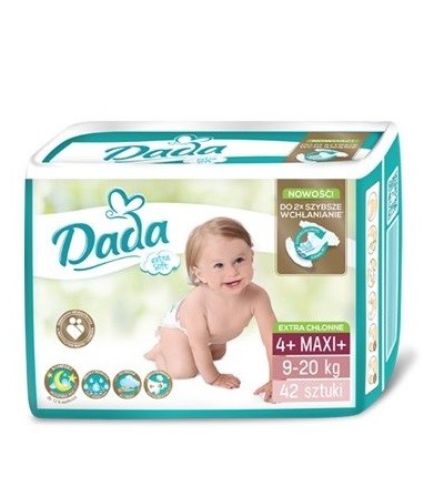 Подгузники DaDa Extra Soft Maxi 4+ №42