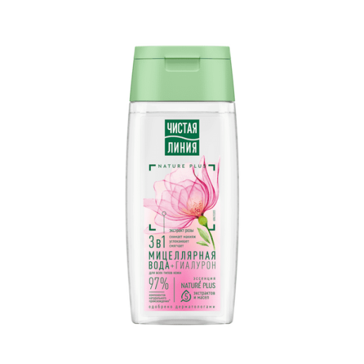 ЧЛ Мицеллярная вода 3 в 1 100мл Цветочная для снятия макияжа
