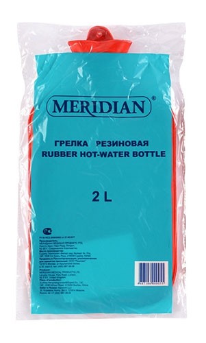 Грелка резиновая Meridian 2л