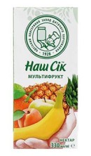 Сок НАШ СОК Нектар Мультифрукт 0,33л