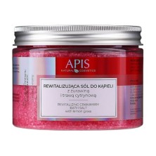 APIS - Соль для ванн Клюква и Лимонная вода 650г (код 9393)