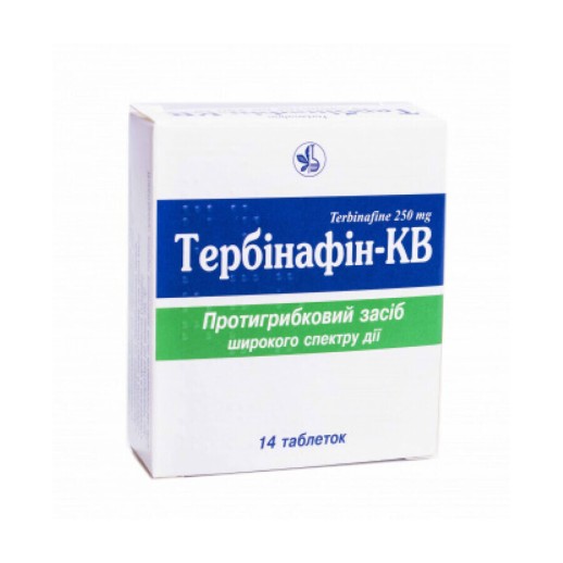 Тербинафин КВ 250мг №14 таб.
