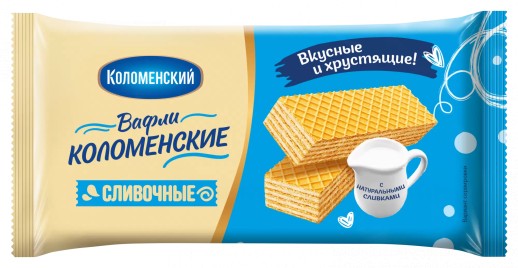 Вафли Коломенское сливочное 200г