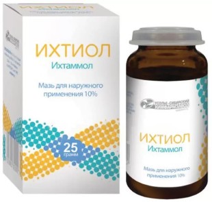 Ихтиоловая мазь 10% 25г