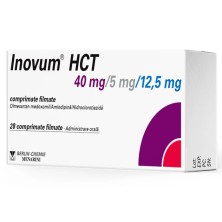 Иновум HCT 40мг/5мг/12,5мг №28 таб.п/о (Олмесартан+Амлодипин+Гидрохлортиазид)