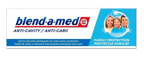 Зубная паста Блендамед 75мл Анти-кариес Family Protection