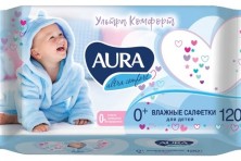 Салфетки влаж. АУРА Ультра Комфорт Детские №120
