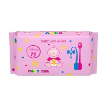 Салфетки влажные Нормал Клиник Бэби №72 Soft