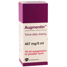 Аугментин BIS 457мг/5мл 70мл сусп. (Амоксициллин+Клавулановая к-та)