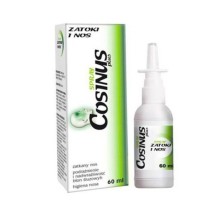Косинус спрей нос и пазухи 60мл (Эк-т красных водорослей,Масло базилика,Масло мяты,Глицерин)