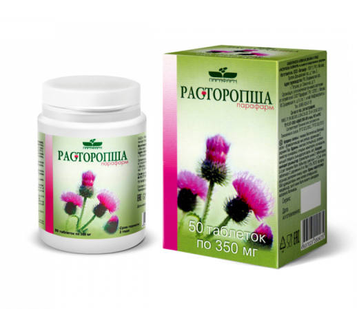 Расторопша-Парафарм 350мг №50 таб.