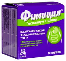 Фимицил №12 пак., порош. для приема внутрь (Псиллиум+Слива)