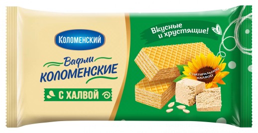 Вафли Коломенское халва 200г
