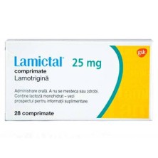 Ламиктал 25мг №28 таб. (Ламотриджин)