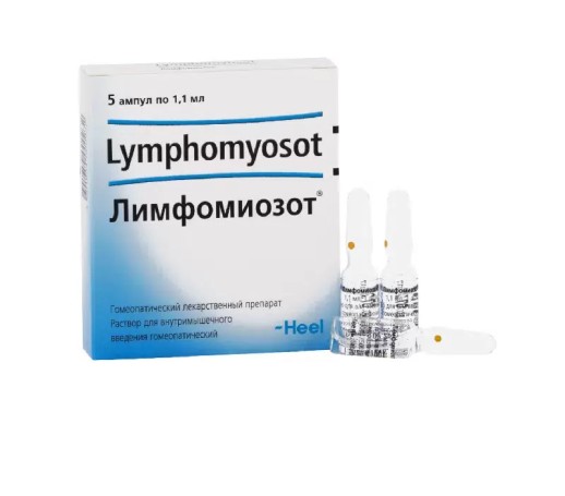 Лимфомиозот Н 1,1мл №5 р-р для инъекций гомеопатический