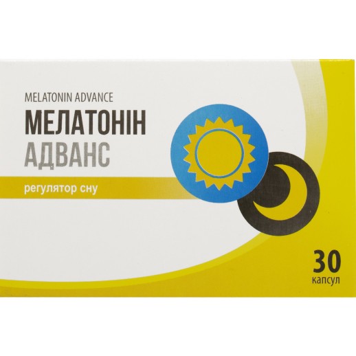 Мелатонин Адванс №30 капс. (при нарушении сна)
