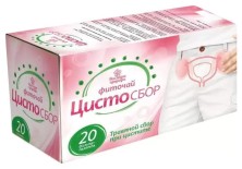 Сбор Цистосбор 1,5г №20 фильтр-пакет сбор растительный, сырье измельченное