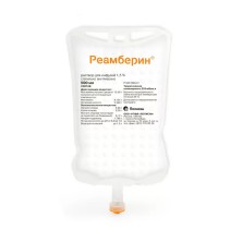 Реамберин 1 5% 500мл р-р для инфузий