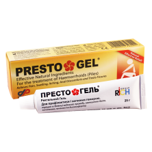 Престо гель 25г (для лечения геморроя)