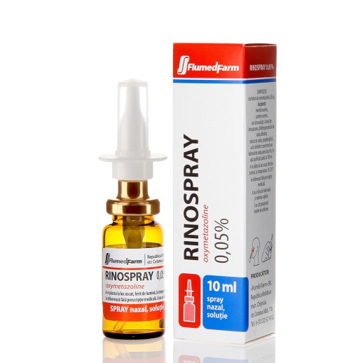 Риноспрей 0,05% 10мл спрей назальный (Оксиметазолин)