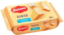 Вафли Яшкино Сливочные 200г