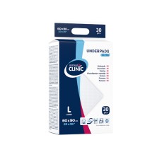 Пеленки впитывающие НОРМАЛ Клиник Ультра 60х 90см №30 (L-Large)